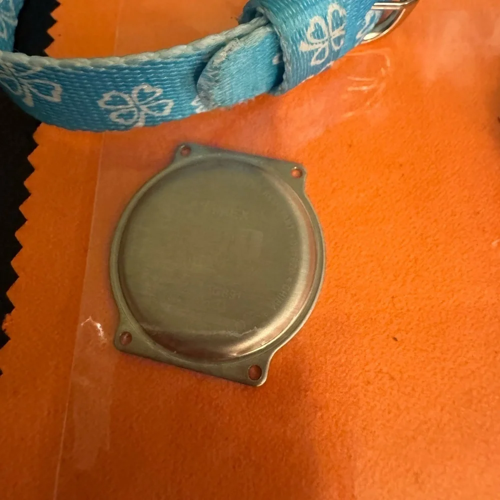 Timex 1440 Blue and White Smartwatch with flower band PARTS only